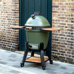 V2 Kamado with PRO FIRE BOWL - With Acacia Stand